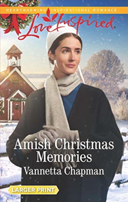 Book cover for "Amish Christmas Memories" by Vannetta Chapman