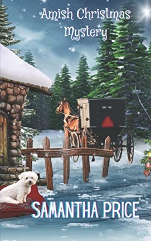 Book cover for "Amish Christmas Mystery" by Samantha Price