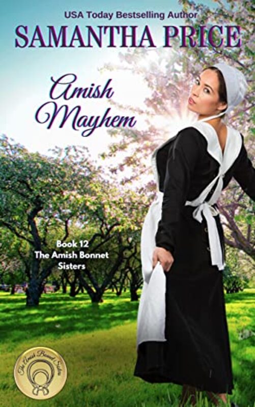 Book cover for "Amish Mayhem" by Samantha Price