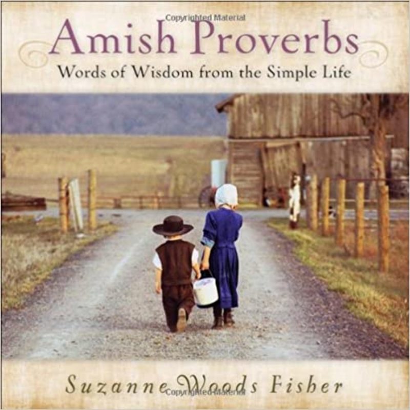 Book cover for "Amish Proverbs" by Suzanne Woods Fisher