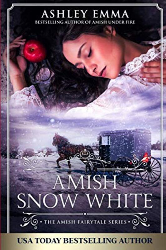 Book cover for "Amish Snow White" by Ashley Emma