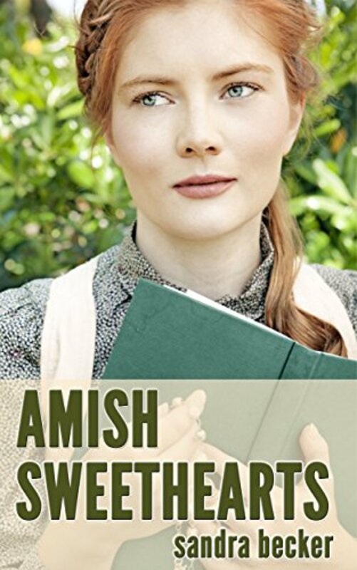 Book cover for "Amish Sweethearts: Karen and Joshua" by Sandra Becker