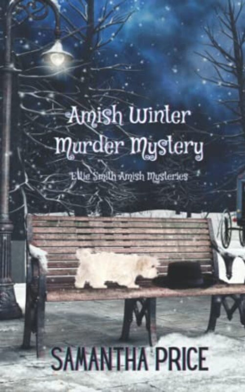 Book cover for "Amish Winter Murder Mystery" by Samantha Price