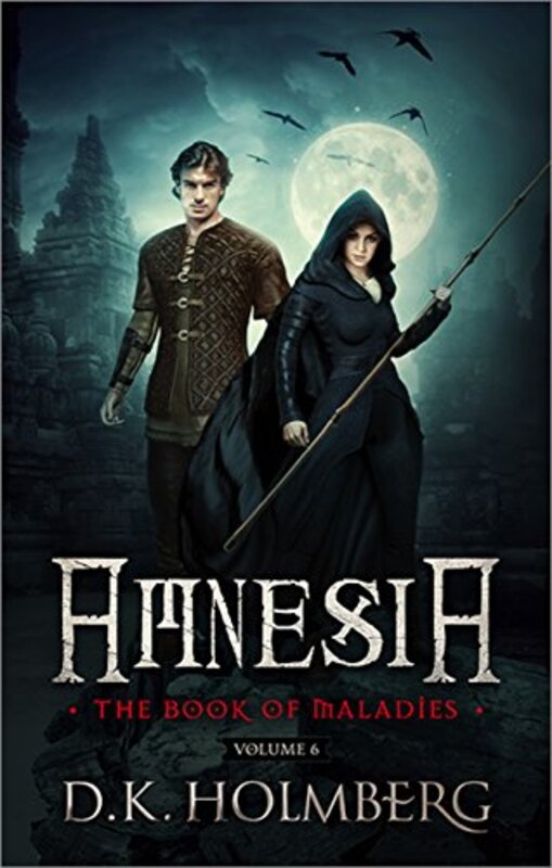 Book cover for "Amnesia" by DK Holmberg