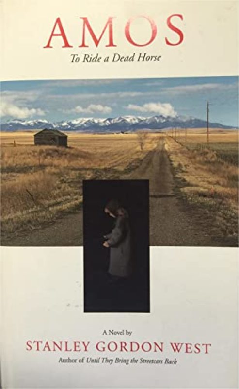 Book cover for "Amos" by Stanley Gordon West