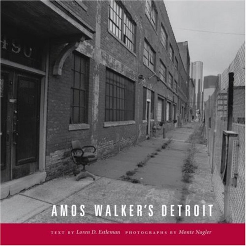 Book cover for "Amos Walker's Detroit" by Loren D Estleman
