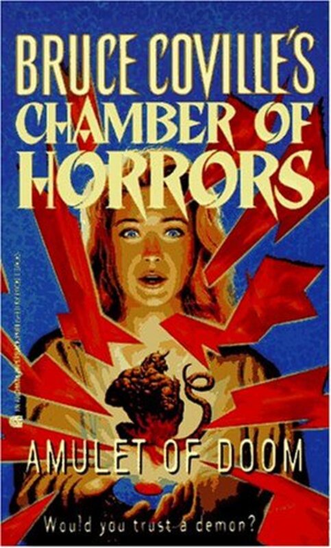 Book cover for "Amulet of Doom" by Bruce Coville