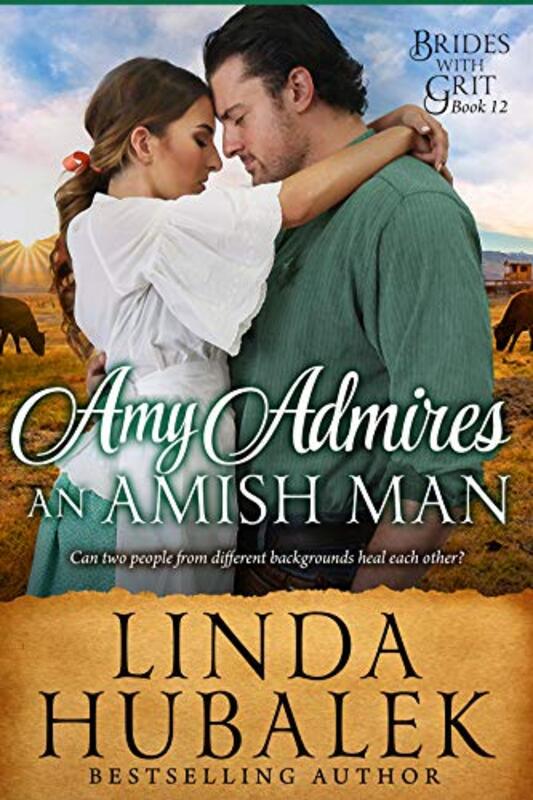 Book cover for "Amy Admires an Amish Man" by Linda K Hubalek