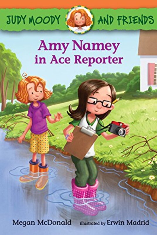 Book cover for "Amy Namey in Ace Reporter" by Megan McDonald