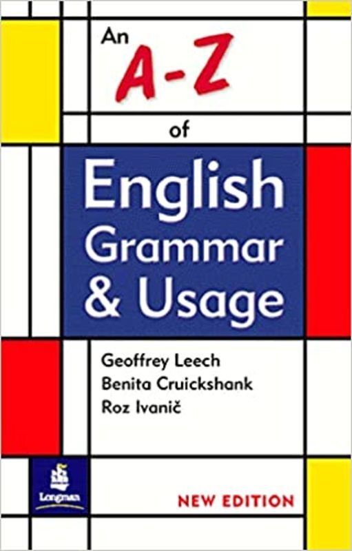 Book cover for "An A-Z of English Grammar & Usage" by Geoffrey N. Leech