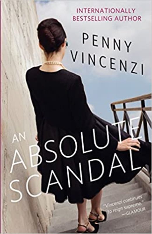 Book cover for "An Absolute Scandal" by Penny Vincenzi