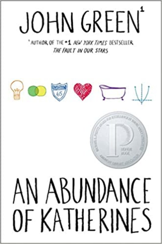 Book cover for "An Abundance of Katherines" by John Green