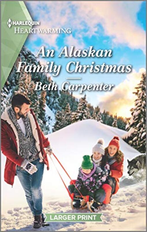 Book cover for "An Alaskan Family Christmas" by Beth Carpenter