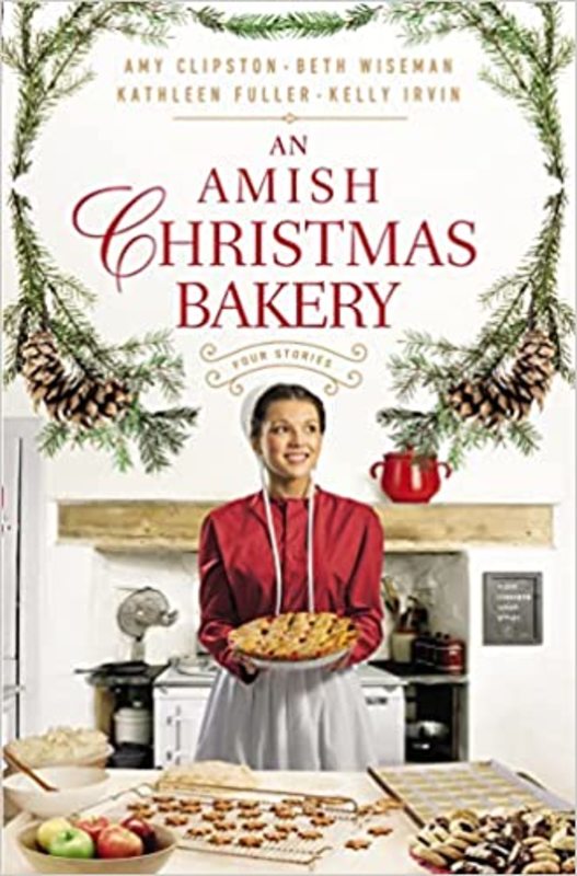 Book cover for "An Amish Christmas Bakery" by Amy Clipston
