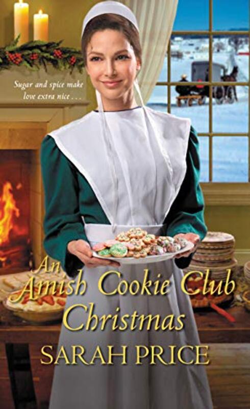 Book cover for "An Amish Cookie Club Christmas" by Sarah Price