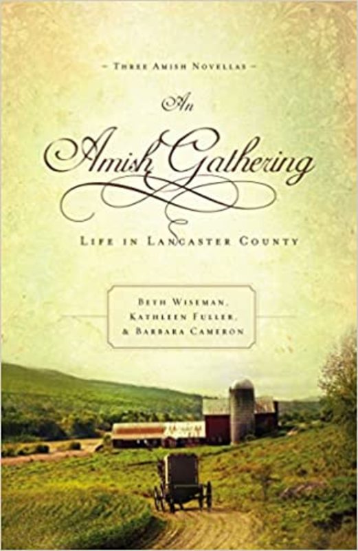 Book cover for "An Amish Gathering" by Kathleen Fuller