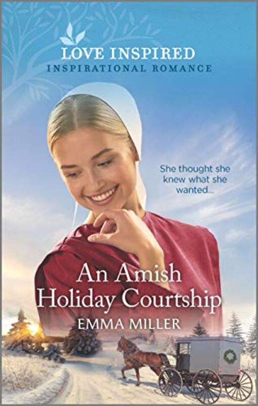 Book cover for "An Amish Holiday Courtship" by Emma Miller