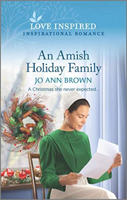Book cover for "An Amish Holiday Family" by Jo Ann Brown