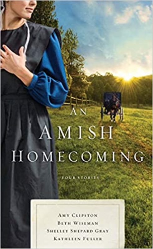 Book cover for "An Amish Homecoming" by Shelley Shepard Gray