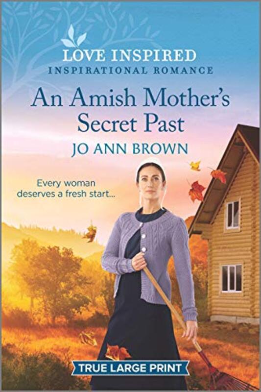 Book cover for "An Amish Mother's Secret Past" by Jo Ann Brown
