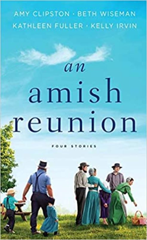 Book cover for "An Amish Reunion" by Kathleen Fuller