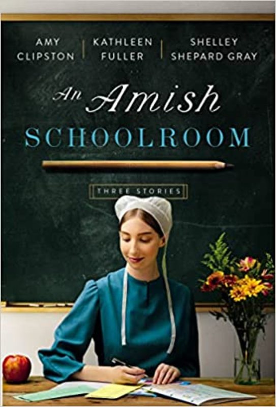 Book cover for "An Amish Schoolroom: Three Stories" by Shelley Shepard Gray