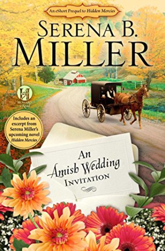 Book cover for "An Amish Wedding Invitation" by Serena B Miller