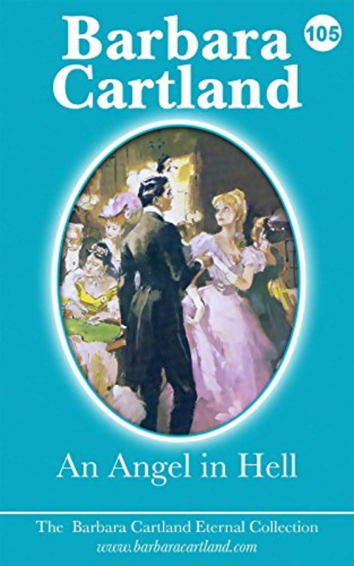 Book cover for "An Angel in Hell" by Barbara Cartland