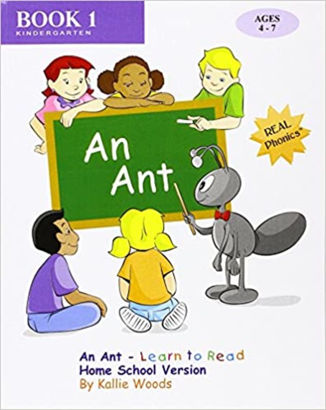 Book cover for "An Ant" by Kallie Woods