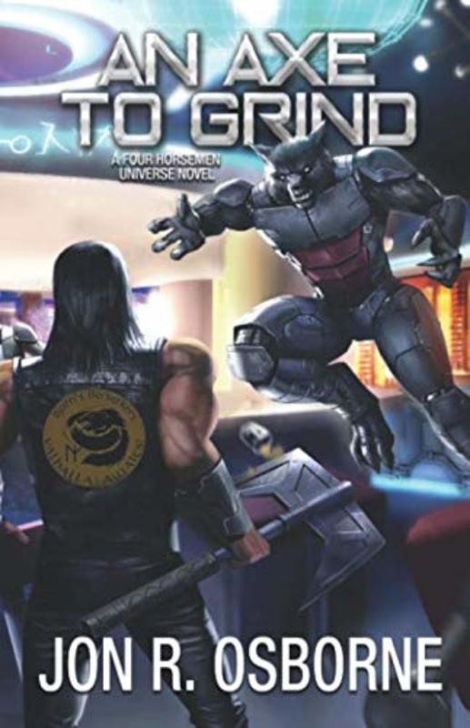 Book cover for "An Axe To Grind Book Four of the Guild Wars" by Chris Kennedy