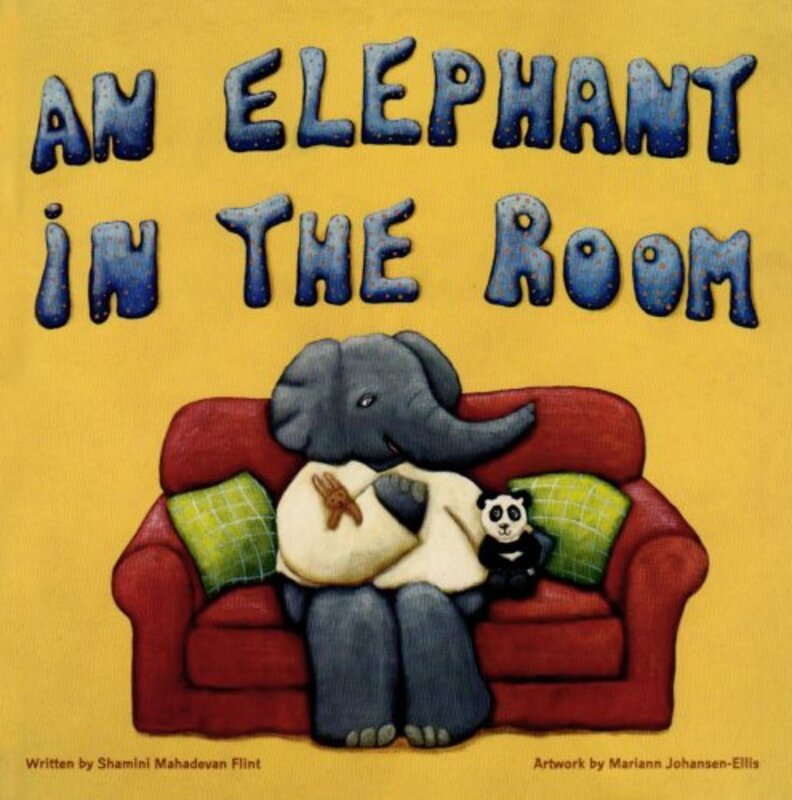 Book cover for "An Elephant in the Room" by Shamini Flint