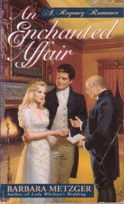 Book cover for "An Enchanted Affair" by Barbara Metzger