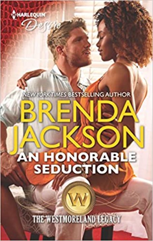 Book cover for "An Honorable Seduction" by Brenda Jackson