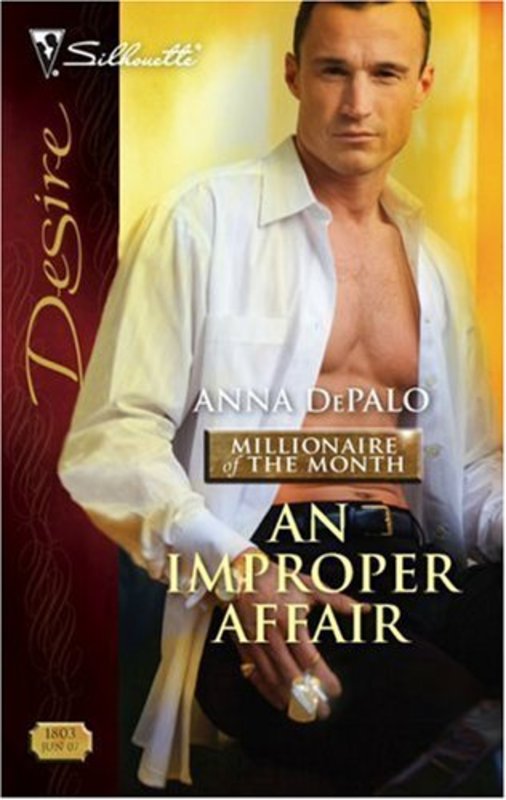 Book cover for "An Improper Affair" by Susan Mallery