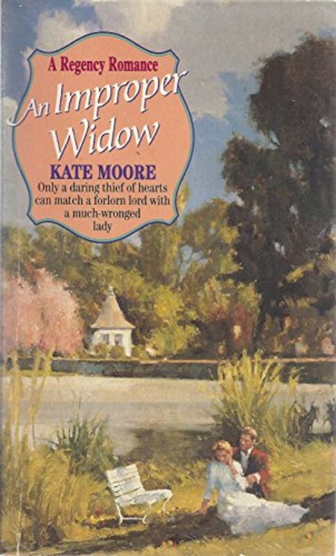 Book cover for "An Improper Widow" by Kate Moore