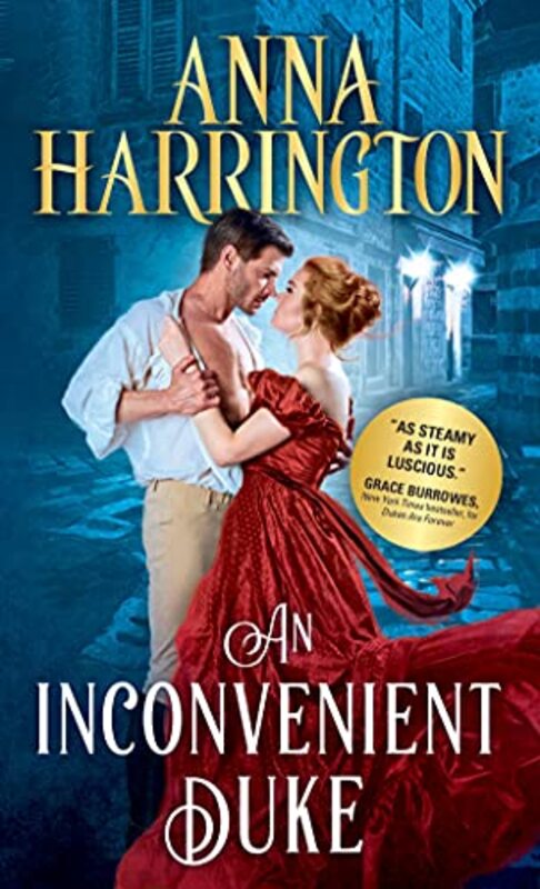Book cover for "An Inconvenient Duke" by Anna Harrington