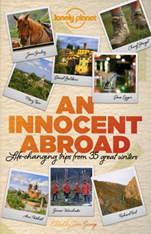 Book cover for "An Innocent Abroad: Life-Changing Trips from 35 Great Writers" by Jane Smiley