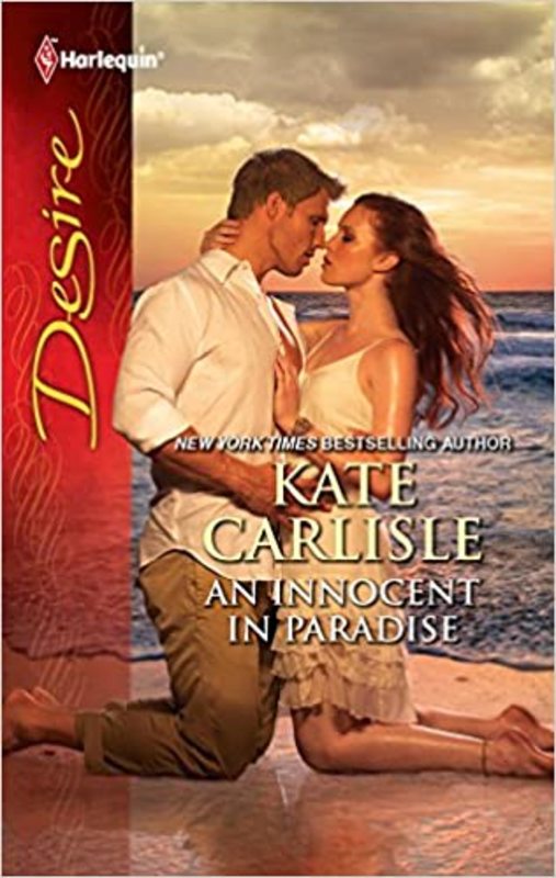 Book cover for "An Innocent in Paradise" by Kate Carlisle