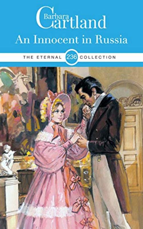 Book cover for "An Innocent in Russia" by Barbara Cartland