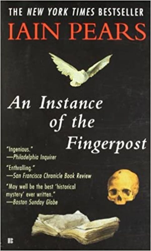 Book cover for "An Instance of the Fingerpost" by Iain Pears