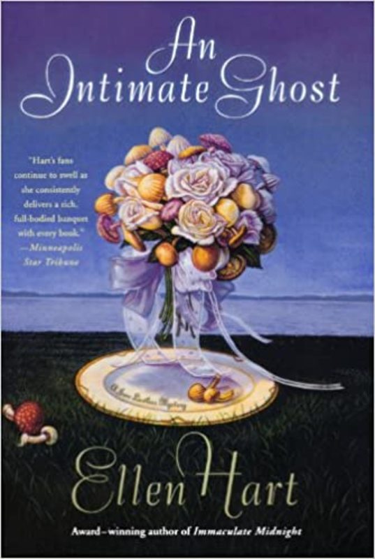 Book cover for "An Intimate Ghost" by Ellen Hart