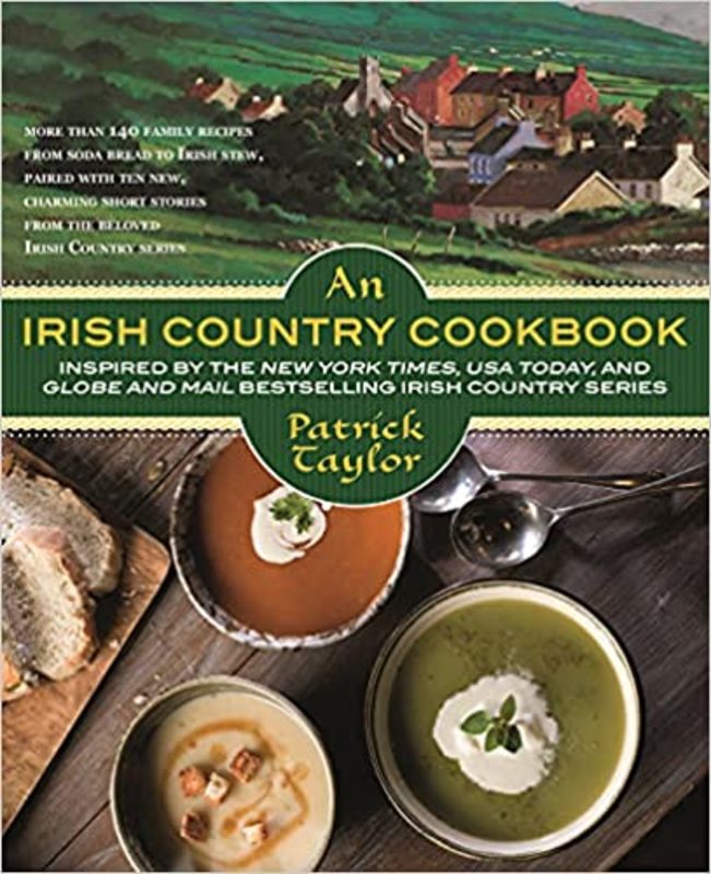 Book cover for "An Irish Country Cookbook" by Patrick Taylor