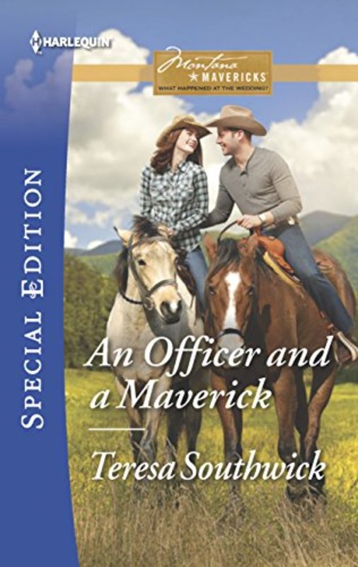 Book cover for "An Officer and a Maverick" by Teresa Southwick