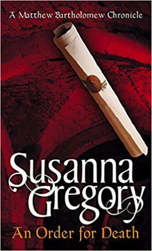 Book cover for "An Order for Death" by Susanna Gregory