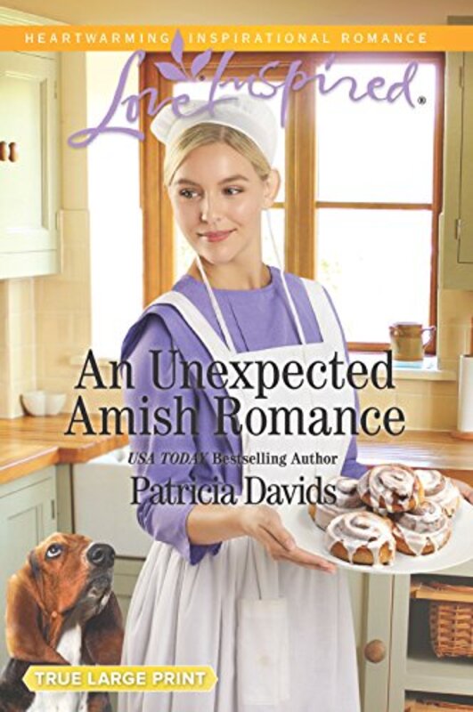 Book cover for "An Unexpected Amish Romance" by Patricia Davids