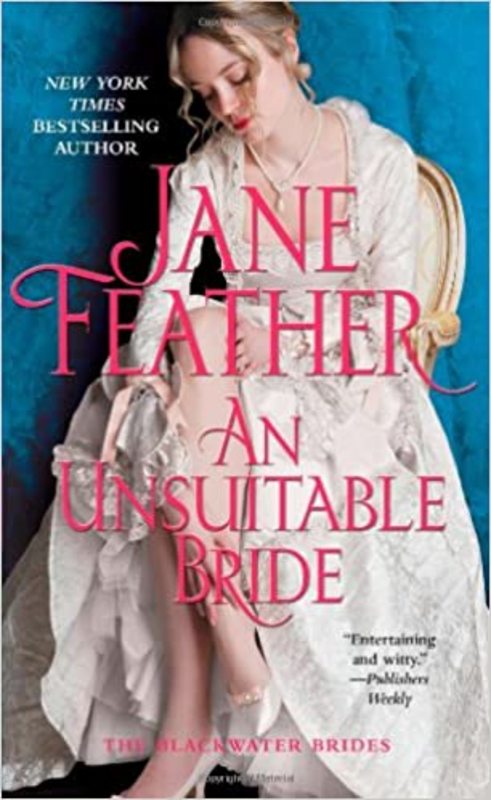 Book cover for "An Unsuitable Bride" by Jane Feather