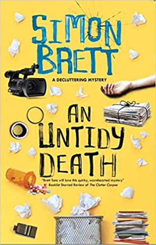 Book cover for "An Untidy Death" by Simon Brett