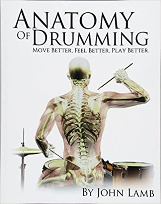 Book cover for "Anatomy of Drumming" by John L Lamb