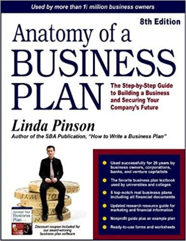 Book cover for "Anatomy of a Business Plan" by Linda Pinson