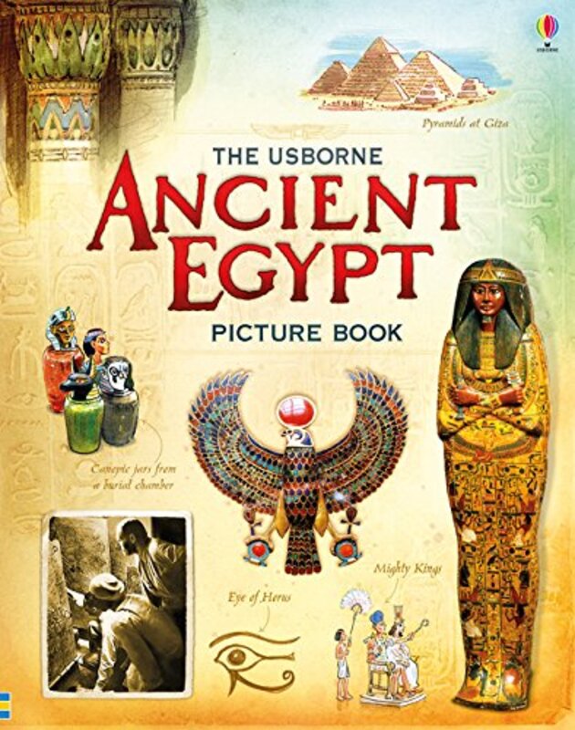 Book cover for "Ancient Egypt Picture Book" by Rob Lloyd Jones
